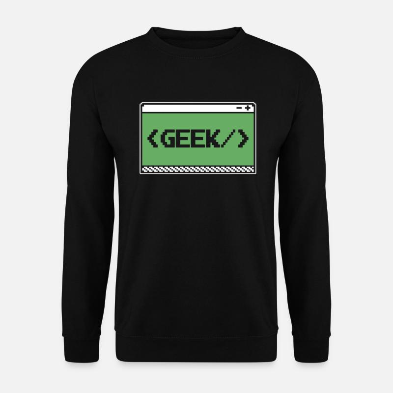 Développeur Coder Programmeur Geek - Sweat-shirt Unisexe - noir