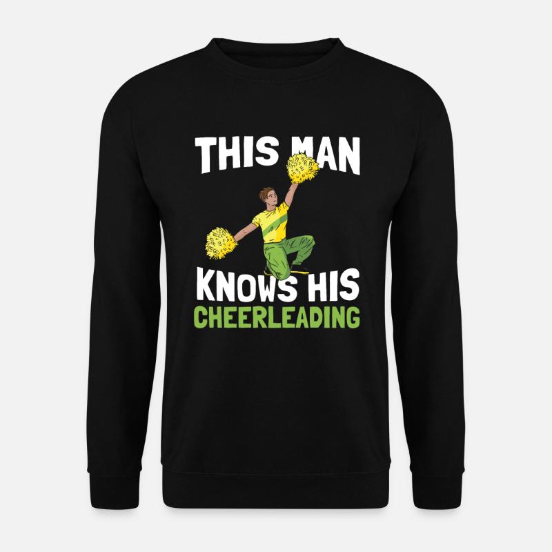 Cheerleader Cheerleading Lustig - Unisex Pullover - Schwarz