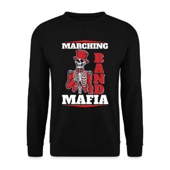 Fan train marching band - Unisex Sweatshirt - black - Front - Alina (178cm) & Michal (187cm)
