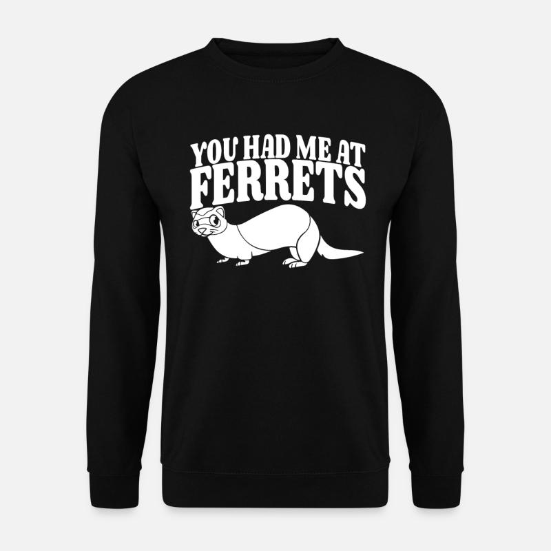 Ferret polecat - Unisex Sweatshirt - black