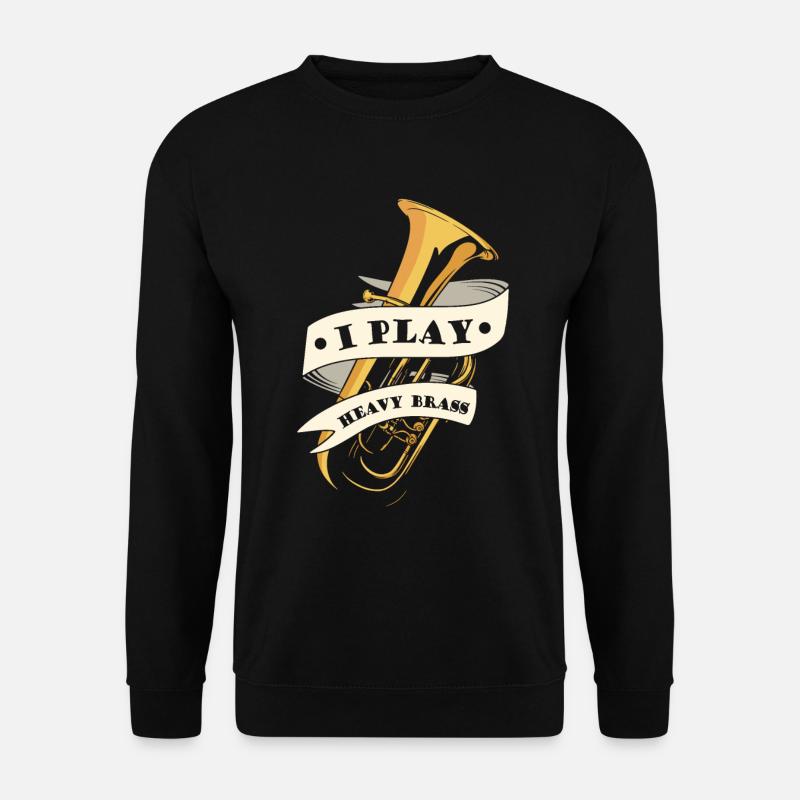 Fanfare procession tuba - Unisex Sweatshirt - black