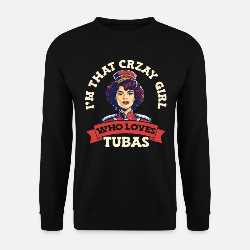 Fanfarenzug Tuba - Unisex Pullover - Schwarz