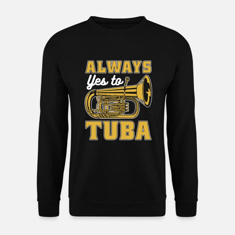 Fanfarenzug Tuba - Unisex Pullover - Schwarz