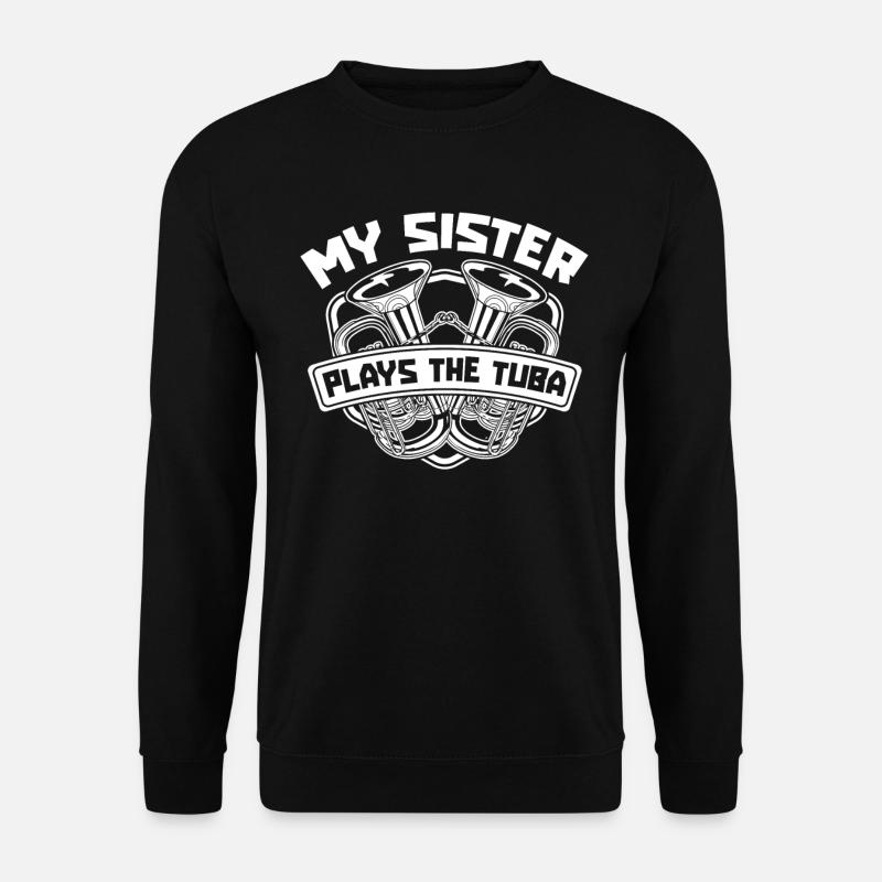 Fanfare procession tuba - Unisex Sweatshirt - black