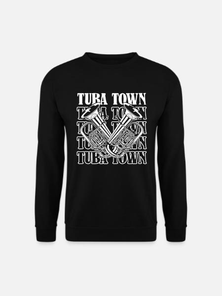Fanfare procession tuba - Unisex Sweatshirt - black