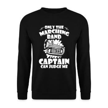 Fanfare procession tuba - Unisex Sweatshirt - black - Front - Alina (178cm) & Michal (187cm)