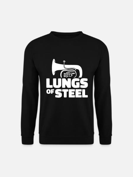 Fanfarenzug Tuba - Unisex Pullover - Schwarz