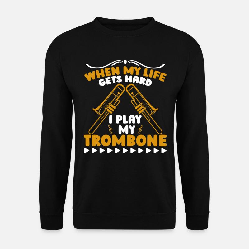 Spielmannszug Posaune Blaskapelle Posaune - Unisex Pullover - Schwarz