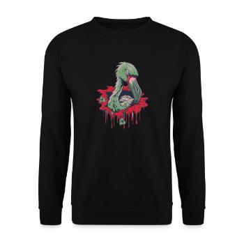 Zombie Halloween Cool - Sweat-shirt Unisexe - noir - Devant - Alina (178cm) & Michal (187cm)