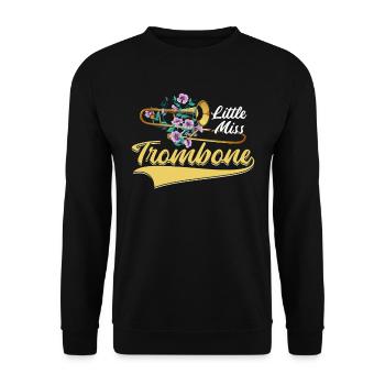 Spielmannszug Posaune Vermissen - Unisex Pullover - Schwarz - Vorne - Alina (178cm) & Michal (187cm)