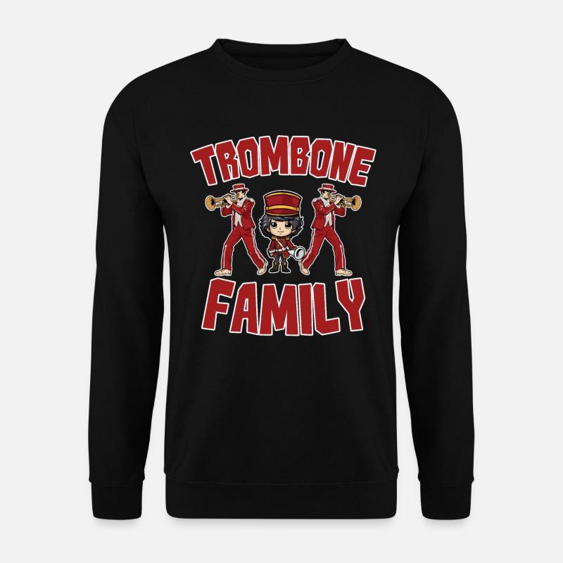 Spielmannszug Posaune Blaskapelle Posaune - Unisex Pullover - Schwarz