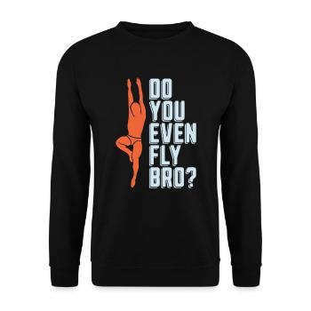 Diving Diving Funny - Unisex Sweatshirt - black - Front - Alina (178cm) & Michal (187cm)