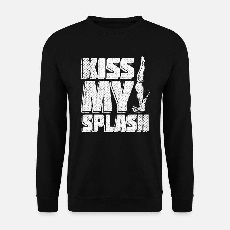 Plongée Plongée Plongée Pulvérisation - Sweat-shirt Unisexe - noir