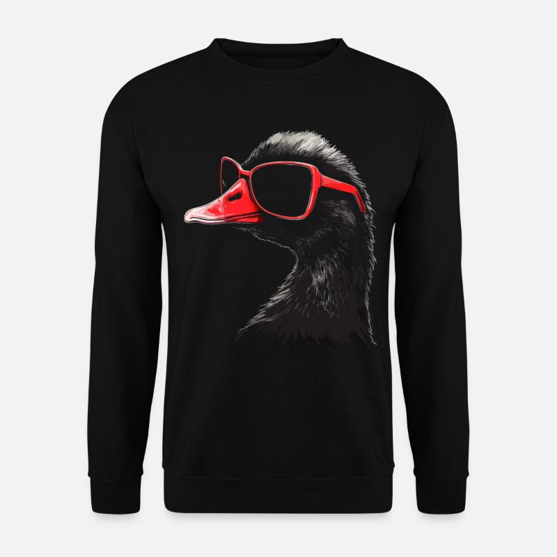 Gänse Sonnenbrille - Unisex Pullover - Schwarz