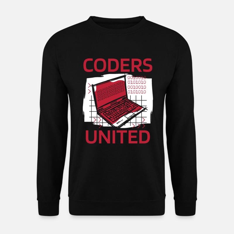 Entwickler Coder Programmierer Laptop - Unisex Pullover - Schwarz