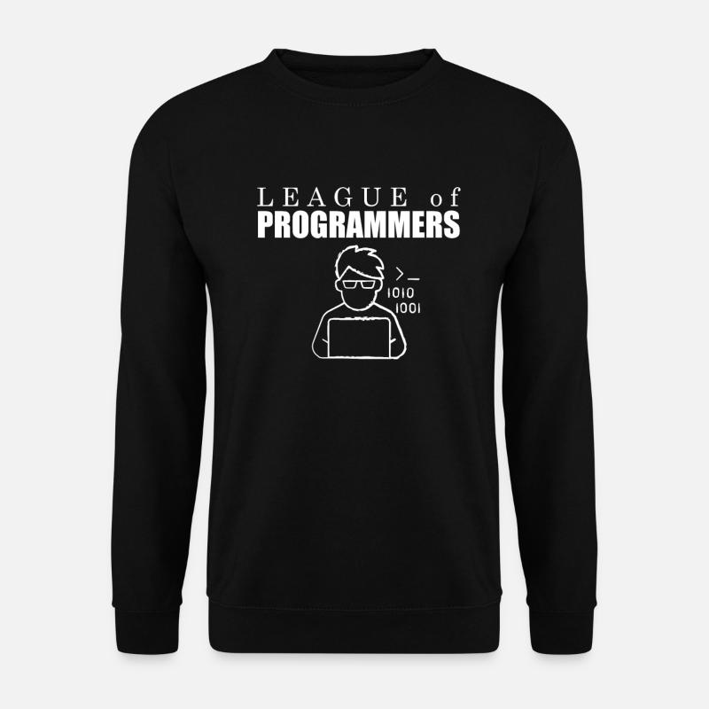 Developer Coder Programmer League - Sweat-shirt Unisexe - noir