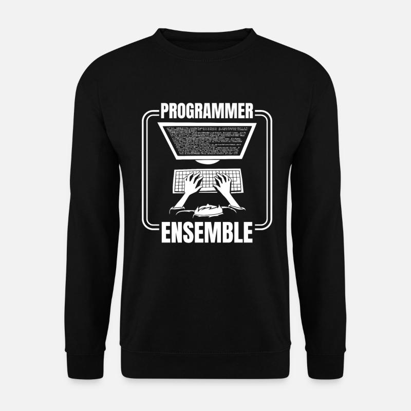 Entwickler Coder Programmierer Computer - Unisex Pullover - Schwarz