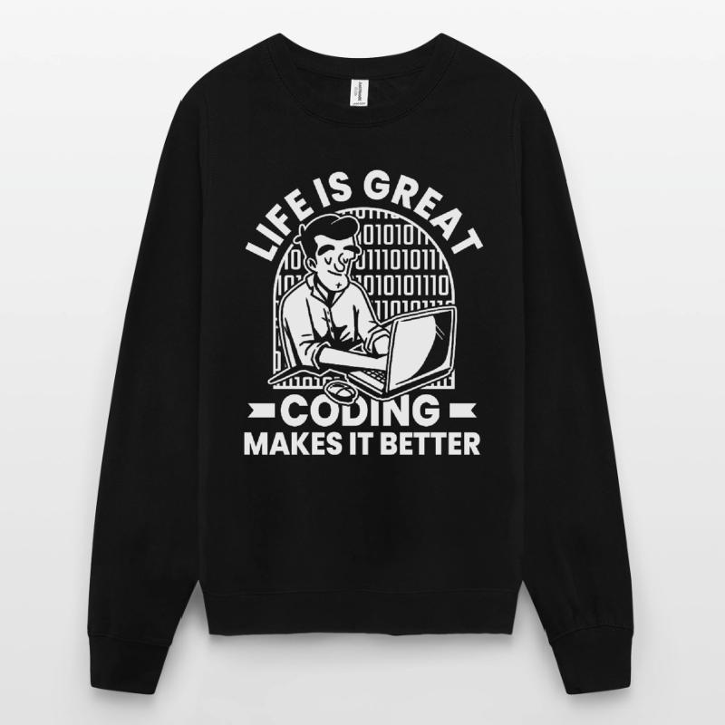 Developer Coder Programmer Humor Unisex Sweatshirt