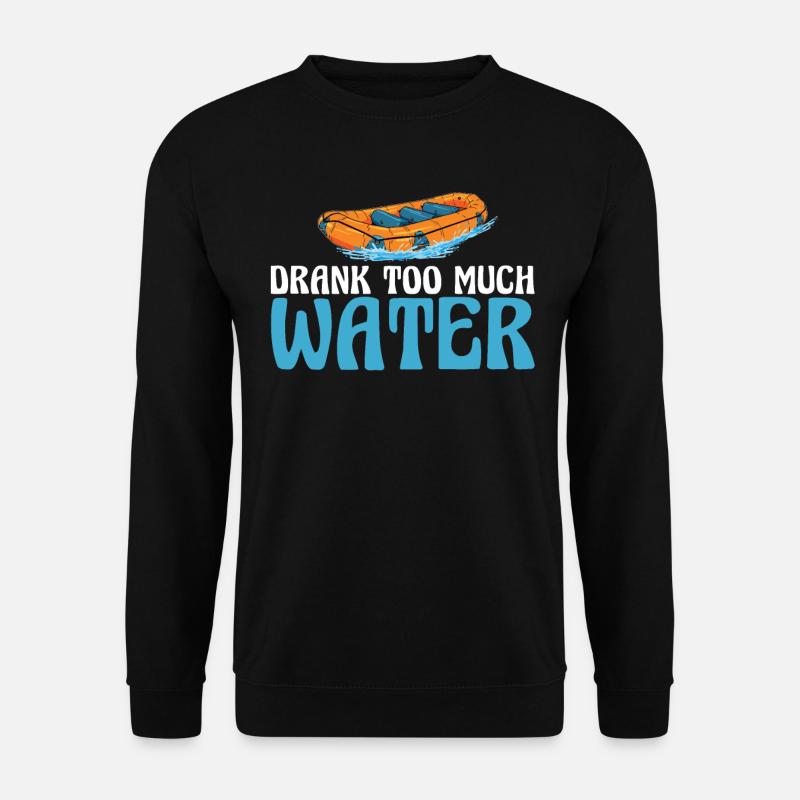 Rafting Fun White Water Rafting - Unisex Sweatshirt - black