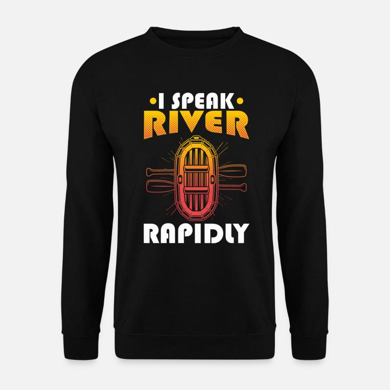 Rafting en eau vive - Sweat-shirt Unisexe - noir