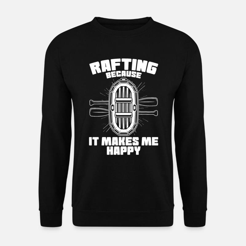 Rafting Wildwasser Rafting - Unisex Pullover - Schwarz