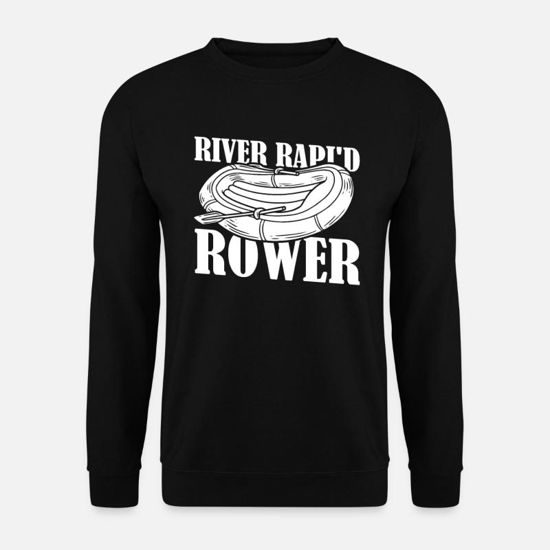 Rafting en eau vive - Sweat-shirt Unisexe - noir