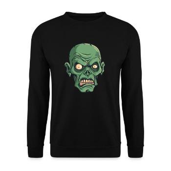 Zombie Halloween Cool - Sweat-shirt Unisexe - noir - Devant - Alina (178cm) & Michal (187cm)