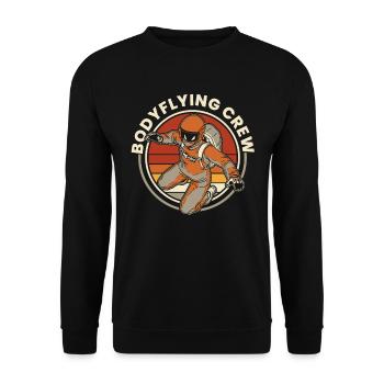 Indoor Skydiving Indoor Fallschirmspringen - Unisex Sweatshirt - black - Front - Alina (178cm) & Michal (187cm)