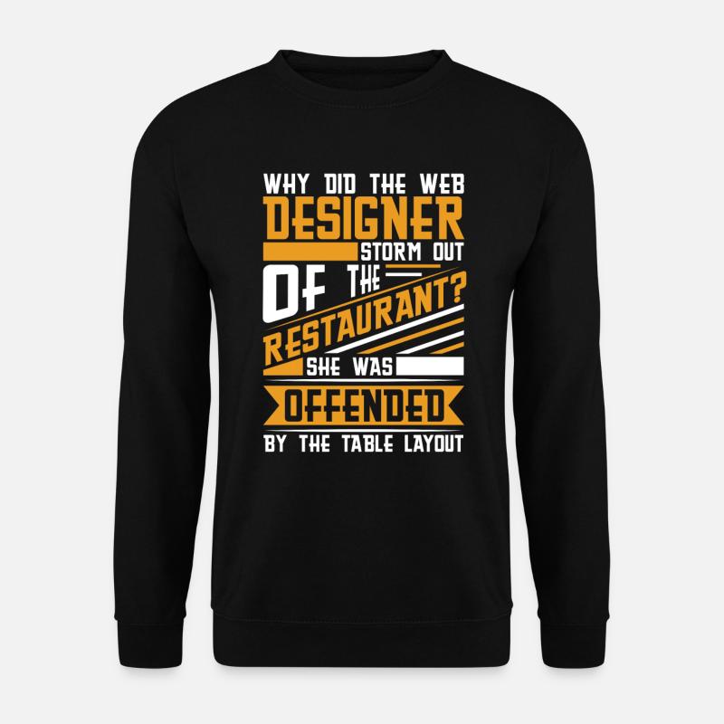 Web Entwickler Webdeveloper Witzig - Unisex Pullover - Schwarz