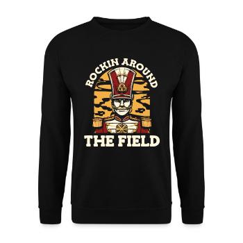 Fanfahrzug Spielmannzug Witzig - Sweat-shirt Unisexe - noir - Devant - Alina (178cm) & Michal (187cm)