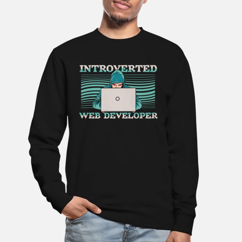 Web Entwickler Webdeveloper Introvertierte Unisex Pullover