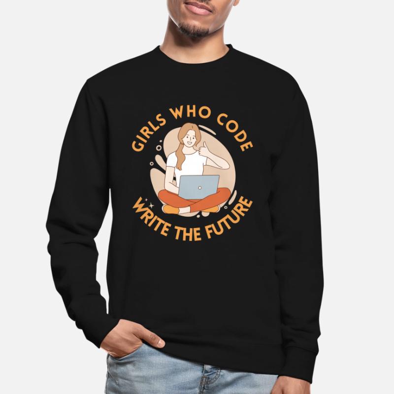 Developer Coder Programmer Girl Unisex Sweatshirt