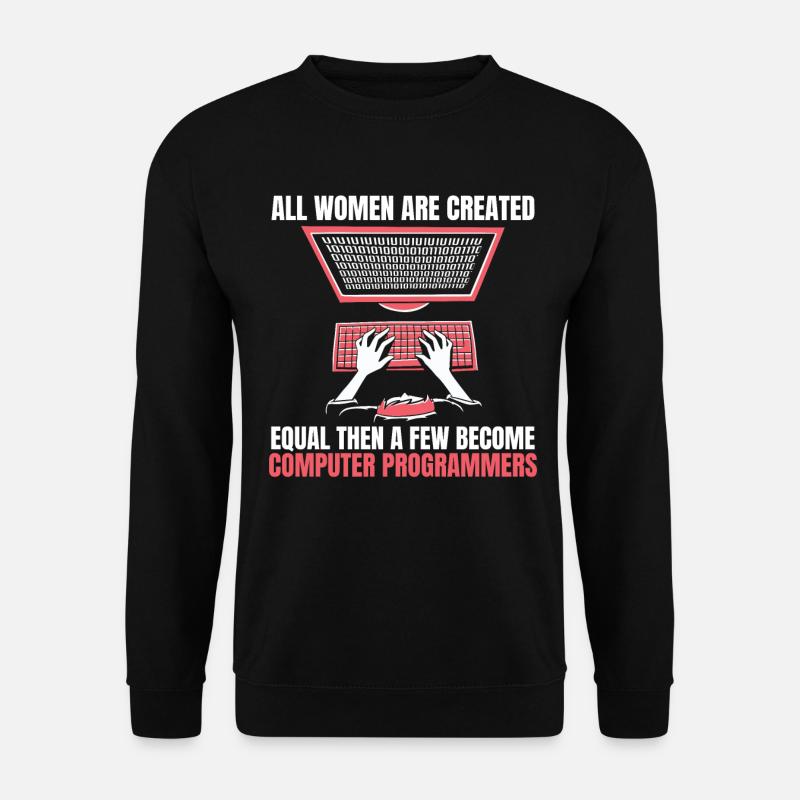 Entwickler Coder Programmierer Computer - Unisex Pullover - Schwarz