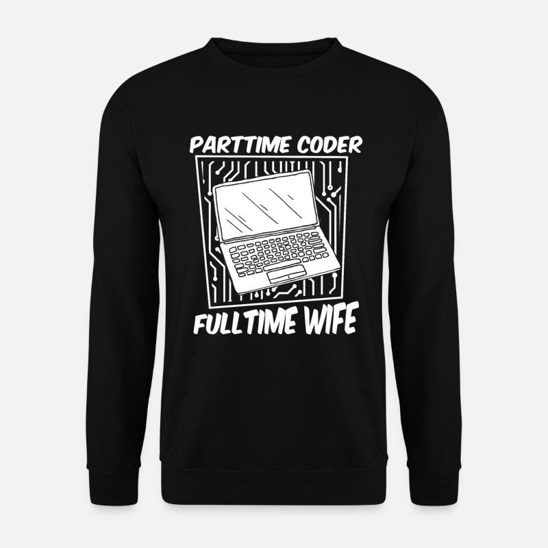 Entwickler Coder Programmierer Gattin - Unisex Pullover - Schwarz