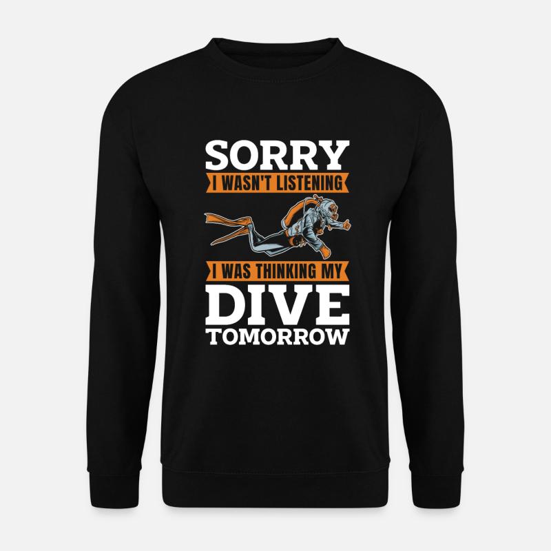 Diving Diver Commercial Diving - Unisex Sweatshirt - black