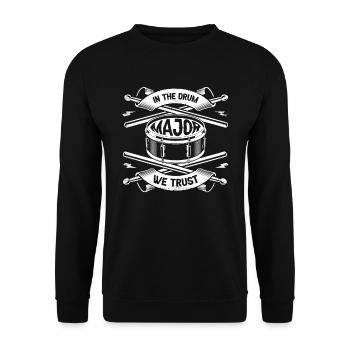 Spielmannszug Batterie Tambour - Sweat-shirt Unisexe - noir - Devant - Alina (178cm) & Michal (187cm)