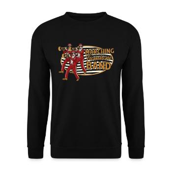 Brass Band Trombone Cool Brass Band Trombone - Unisex Sweatshirt - black - Front - Alina (178cm) & Michal (187cm)