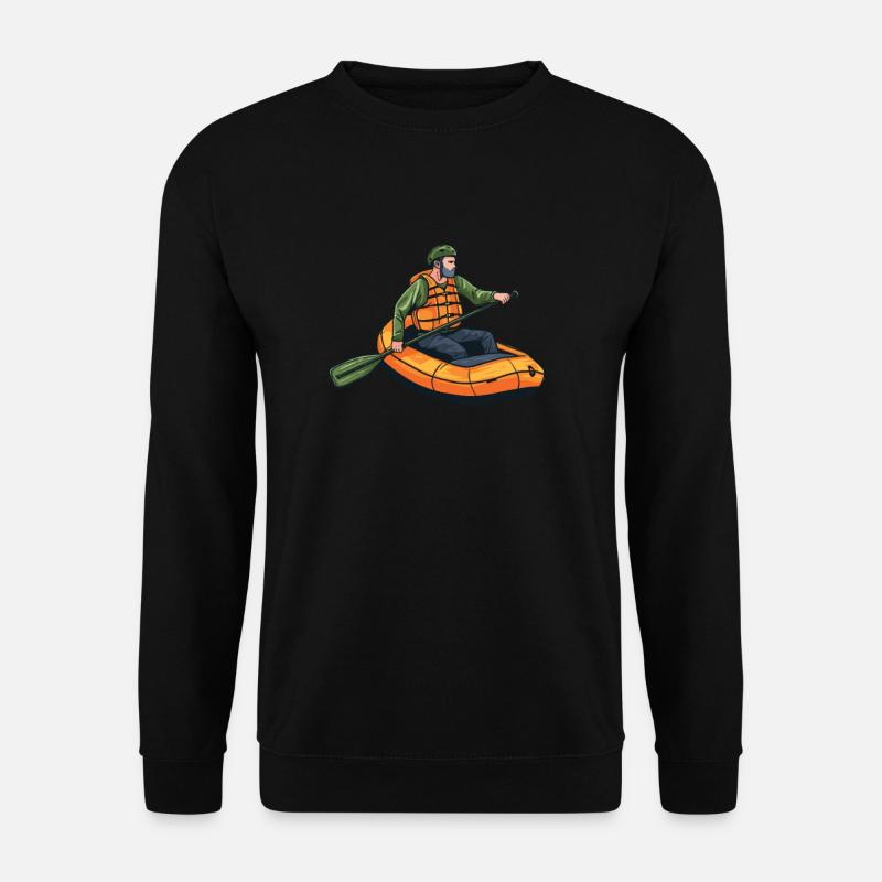 Rafting - Unisex Sweatshirt - black
