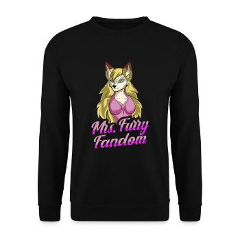 Furry Fandom Fursuits Cool - Sweat-shirt Unisexe - noir - Devant - Alina (178cm) & Michal (187cm)