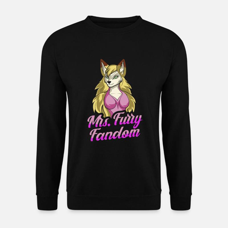 Furry Fandom Fursuits Cool - Unisex Pullover - Schwarz