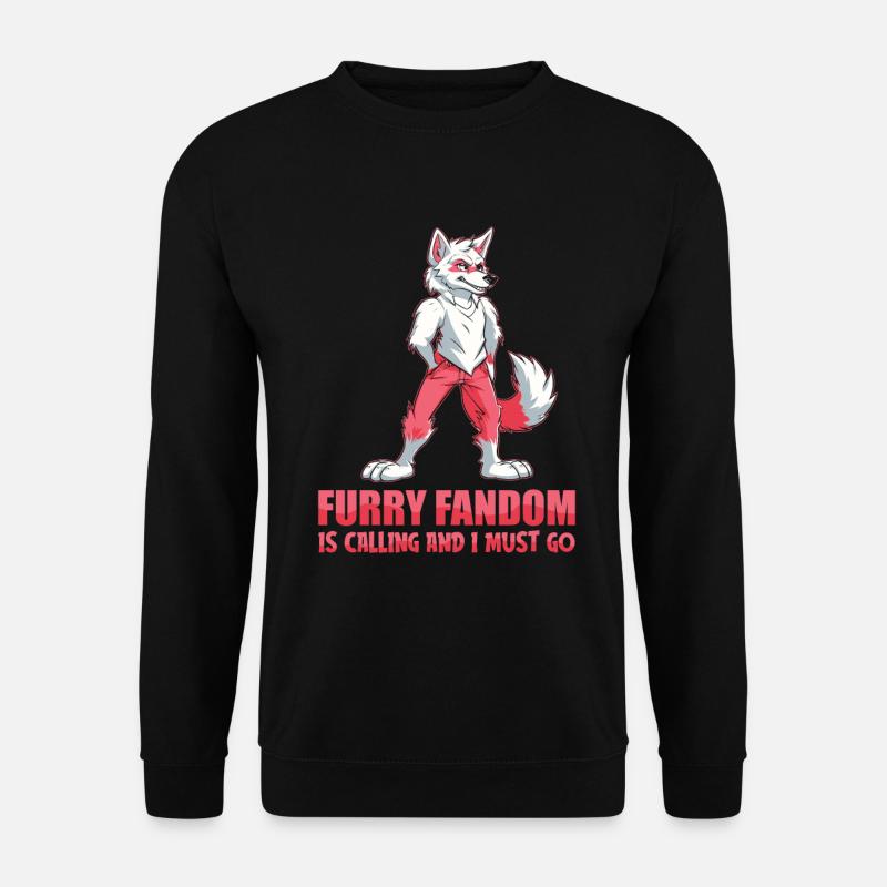 Furry Fandom Fursuits Cool - Unisex Pullover - Schwarz