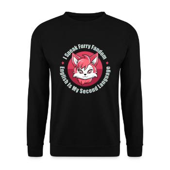 Furry Fandom Fursuits Mignon - Sweat-shirt Unisexe - noir - Devant - Alina (178cm) & Michal (187cm)