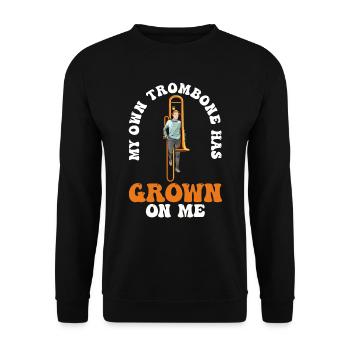 Spielmannszug Trombone drôle - Sweat-shirt Unisexe - noir - Devant - Alina (178cm) & Michal (187cm)