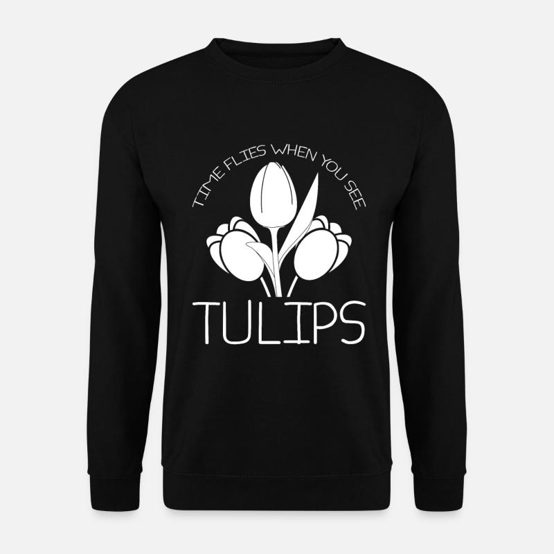 Tulpen Tulpen - Unisex Pullover - Schwarz