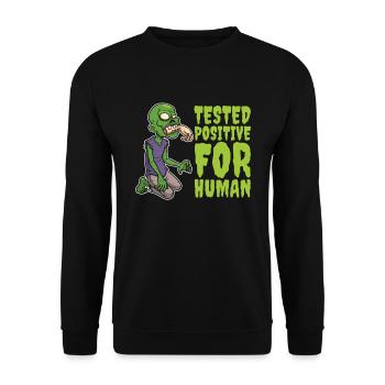 Zombie Halloween Cool - Sweat-shirt Unisexe - noir - Devant - Alina (178cm) & Michal (187cm)