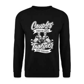Go Kart Karting Karting Karting Driver Couples - Unisex Sweatshirt - black - Front - Alina (178cm) & Michal (187cm)