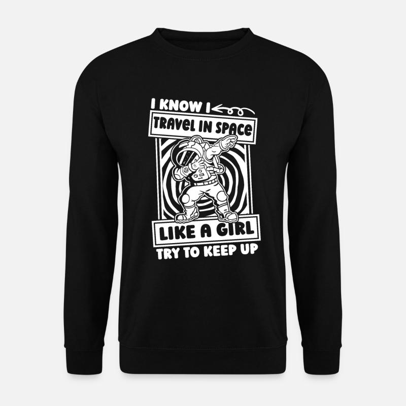 Astronaut Raumfahrer Kosmonaut - Unisex Pullover - Schwarz