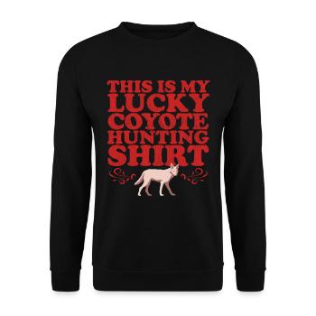 Hunter Hunt Hunt Huntress Hunting License Gift - Unisex Sweatshirt - black - Front - Alina (178cm) & Michal (187cm)