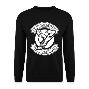 Taekwondo Taekwondo Father - Unisex Sweatshirt - black - Front - Alina (178cm) & Michal (187cm)