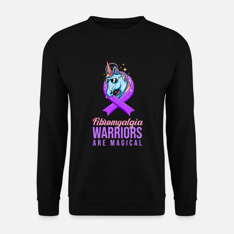 Fibromyalgia Rheumatism Warriors - Unisex Sweatshirt - black